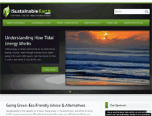 Tablet Screenshot of isustainableearth.com